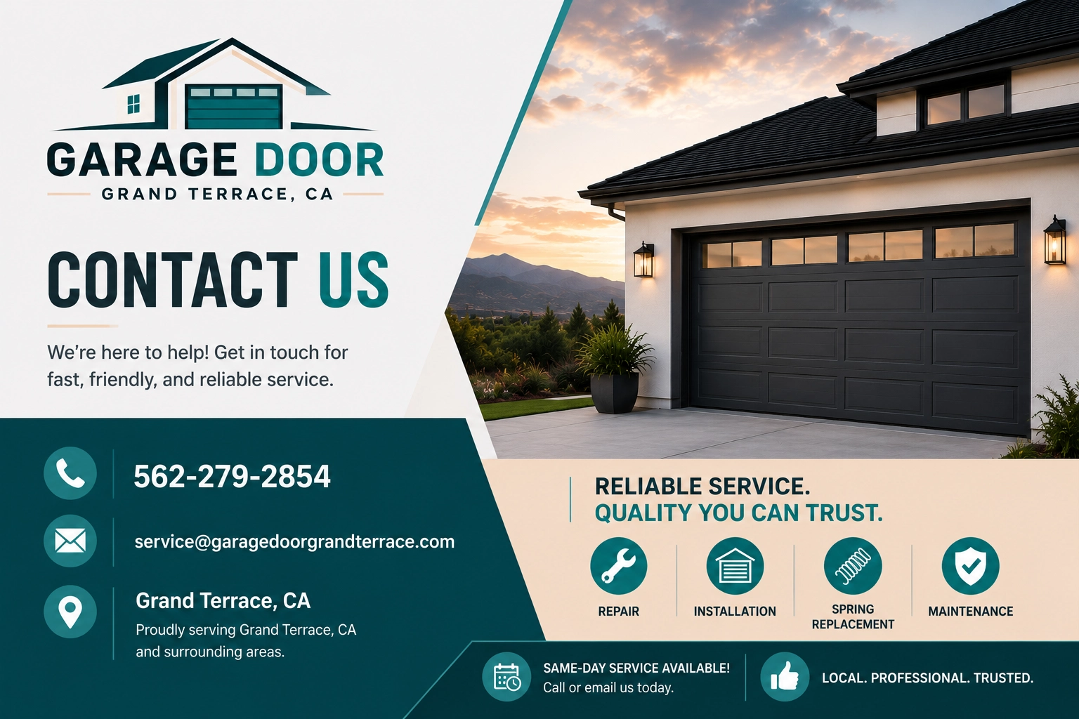 Garage Door Grand Terrace CA