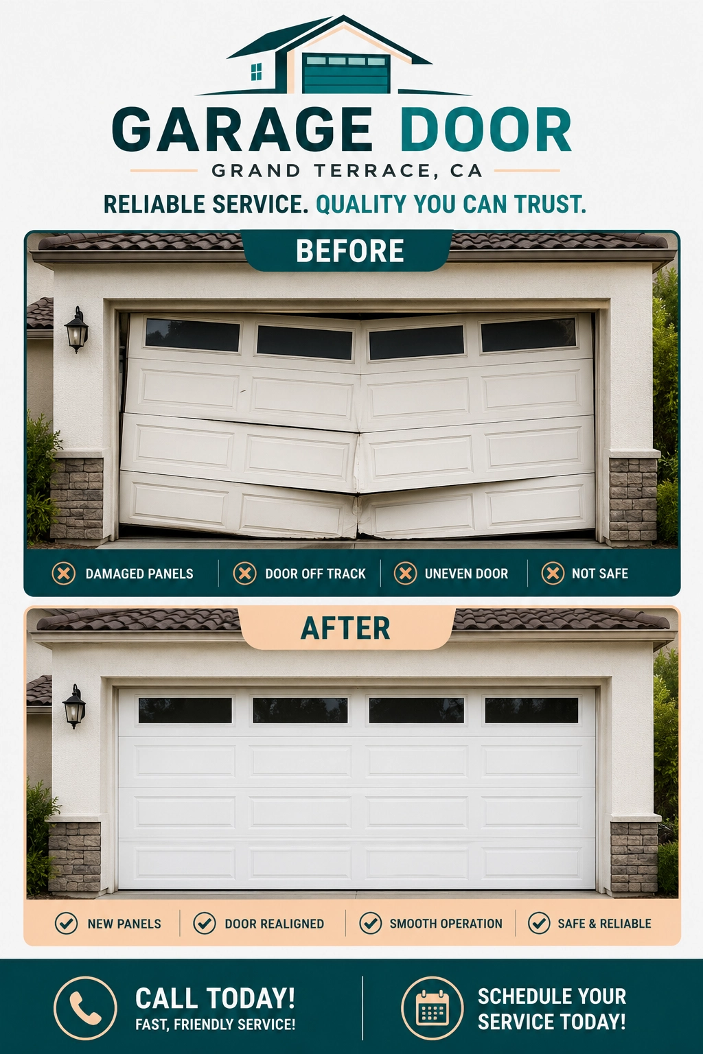 Perfect garage door repairs